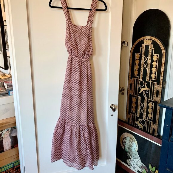 JCrew Silk Flower Print Dress size 0 - Picture 1 of 5